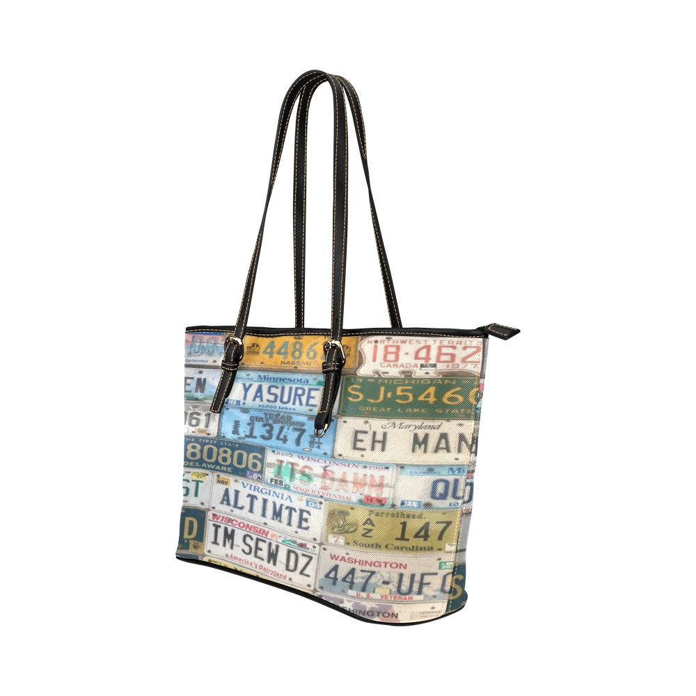 License Plates Tote Bag