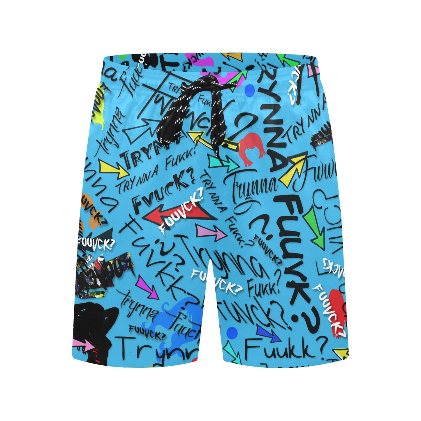 TF Miami Blue Beach Shorts