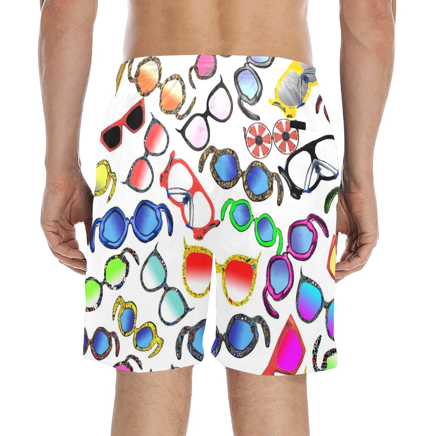 SP White Shades Beach Shorts