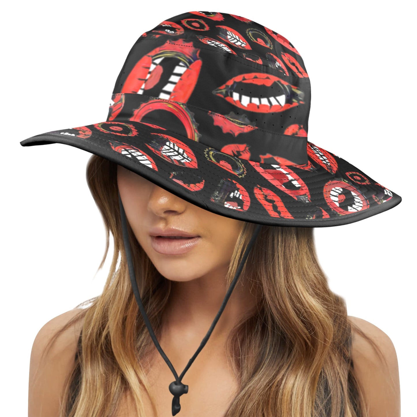 SPU Black Mouths Bucket Hat