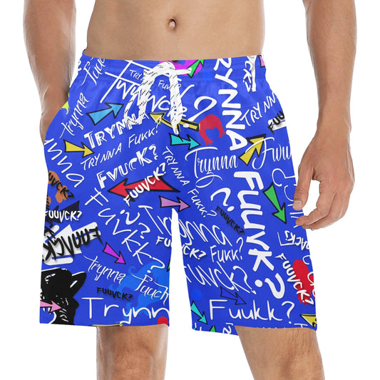 TF Blue Beach Shorts