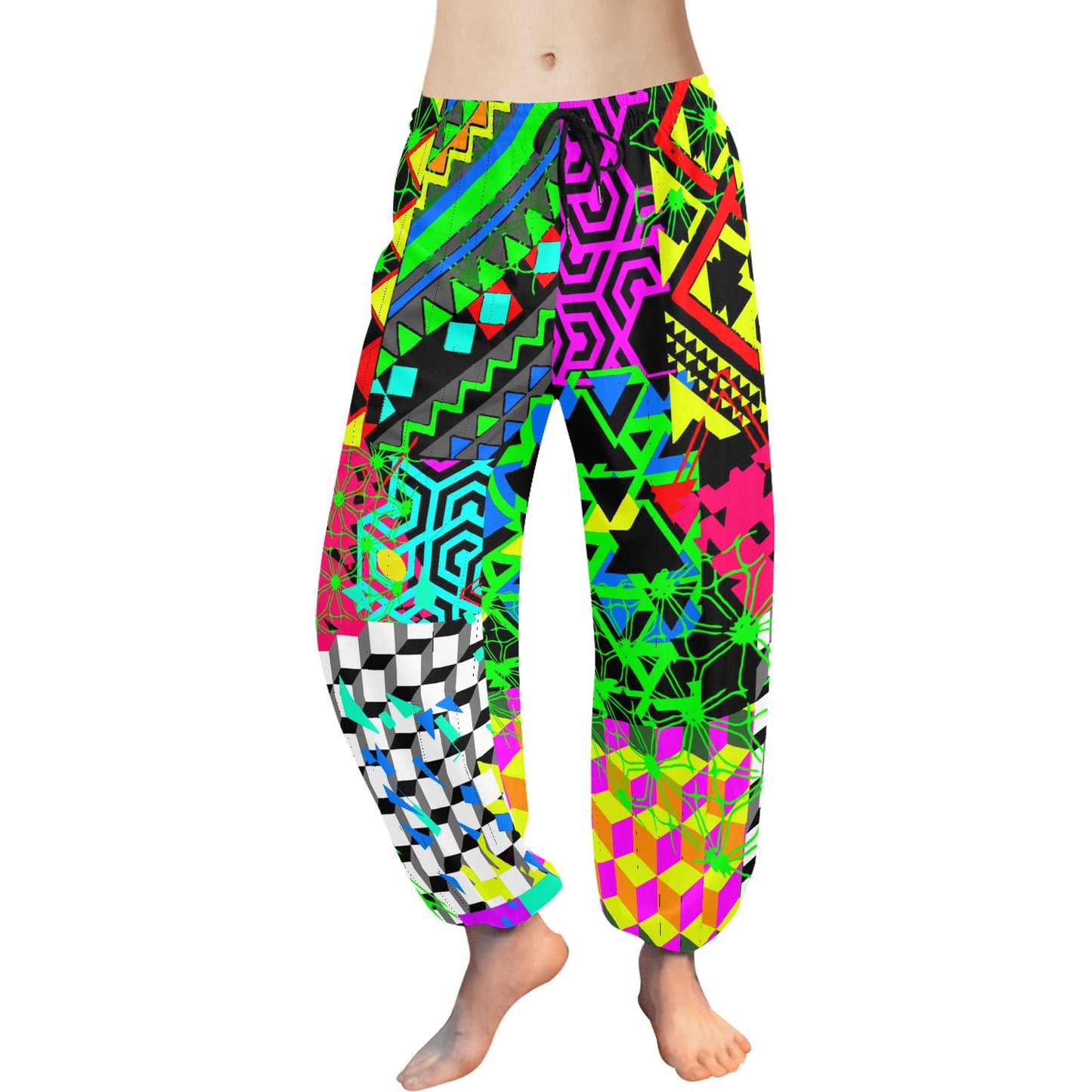 Geometry Harem Pants