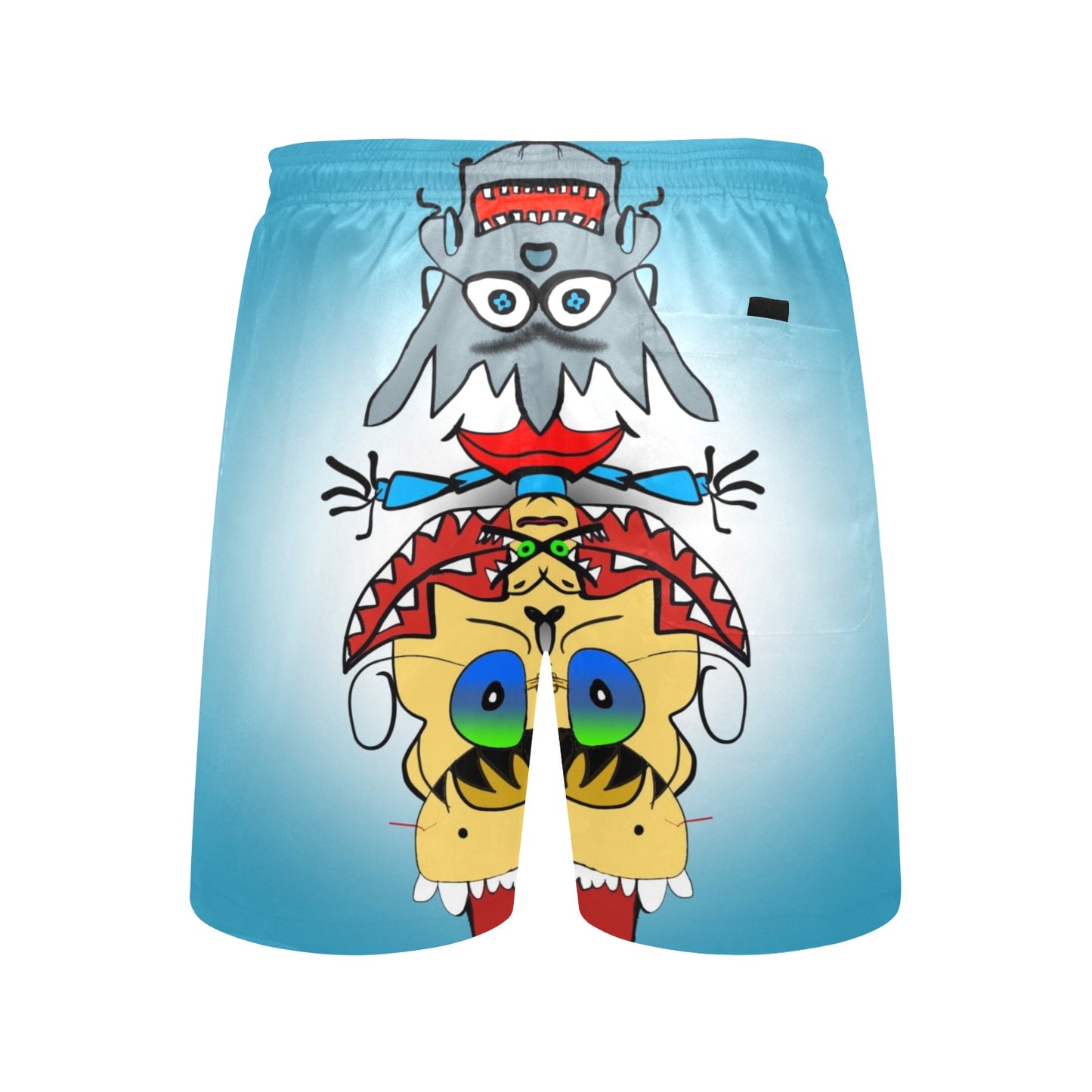 Totem Pole 2 Beach Shorts