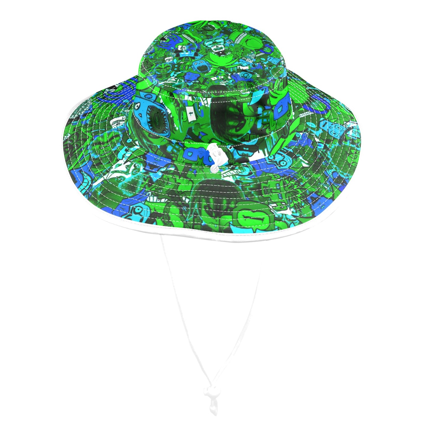 Sketchy Green Bucket Hat