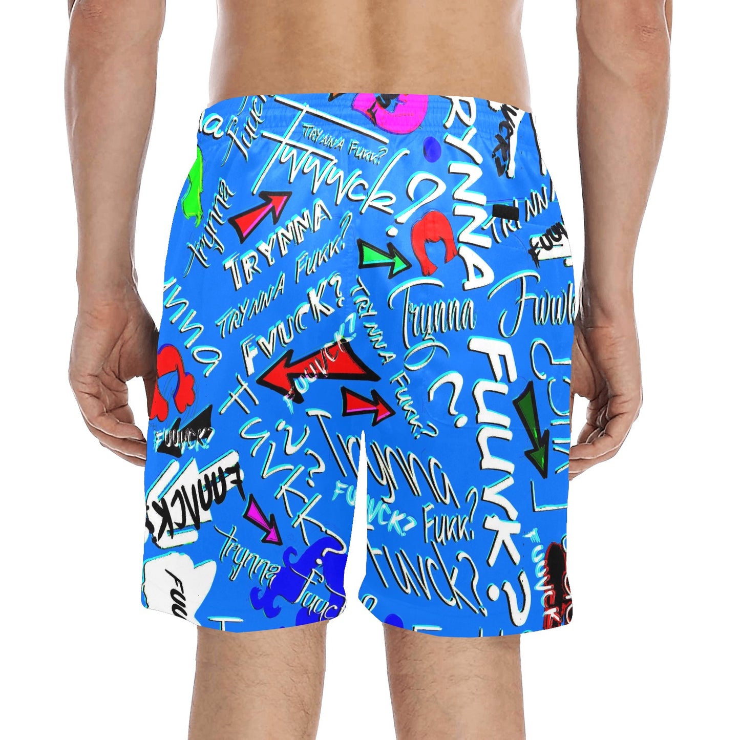 TF Blue Beach Shorts