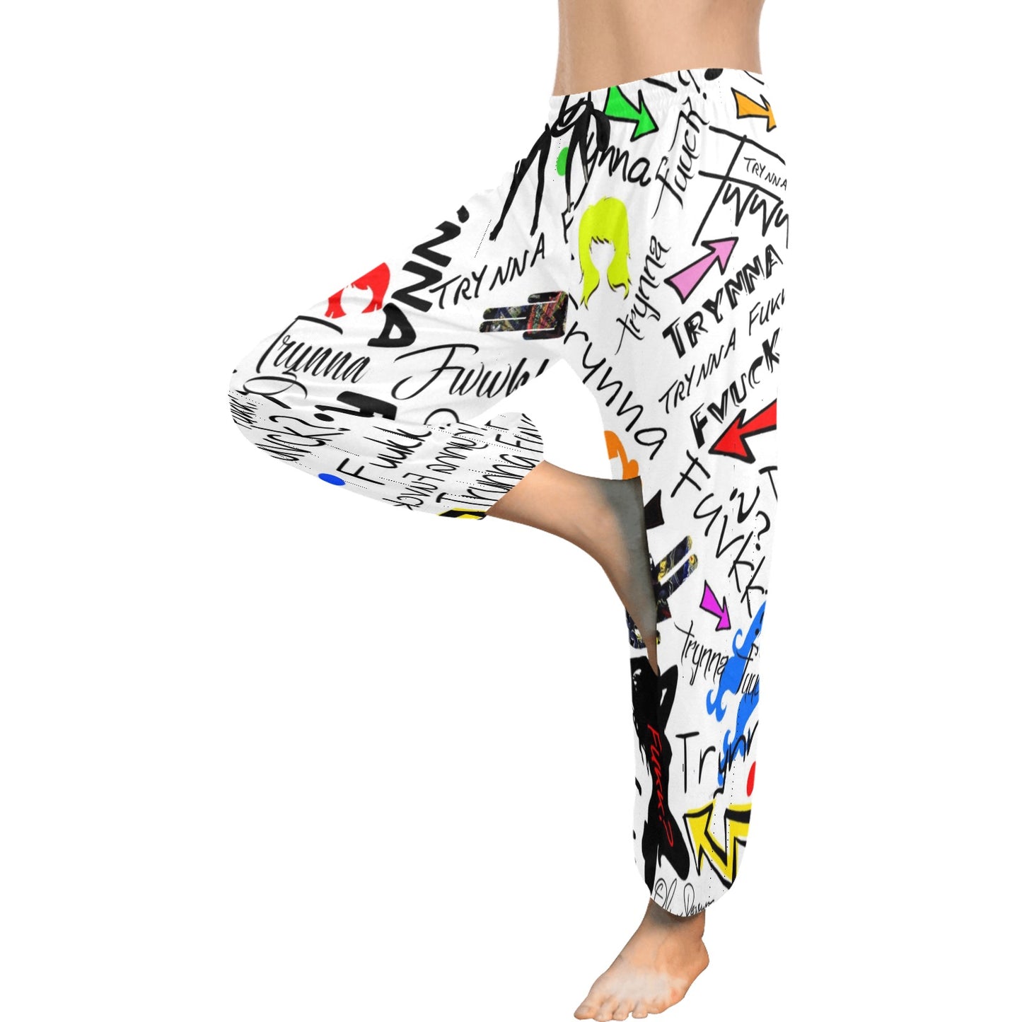 TF White Harem Pants