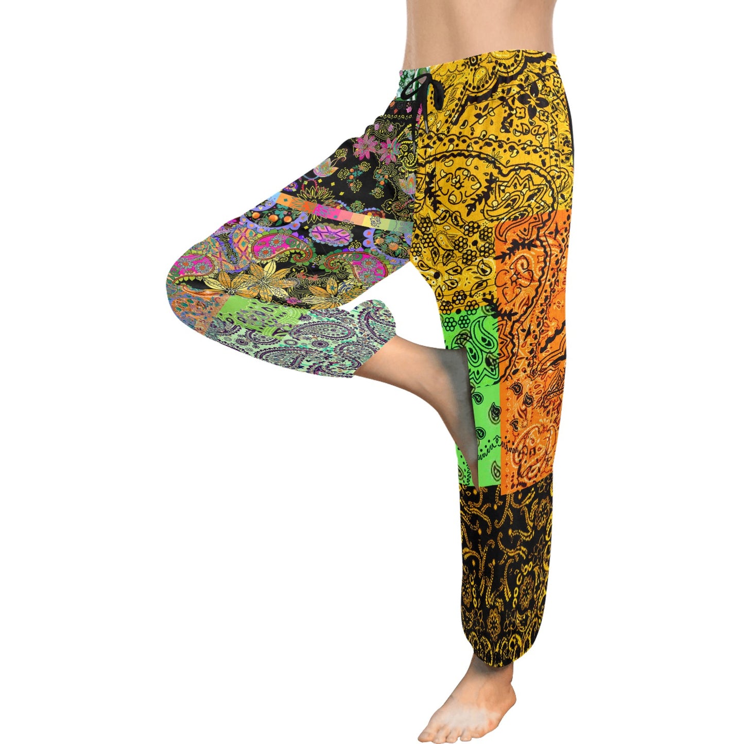 Mix Paisley Harem Pants