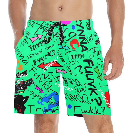 TF Peppermint Beach Shorts