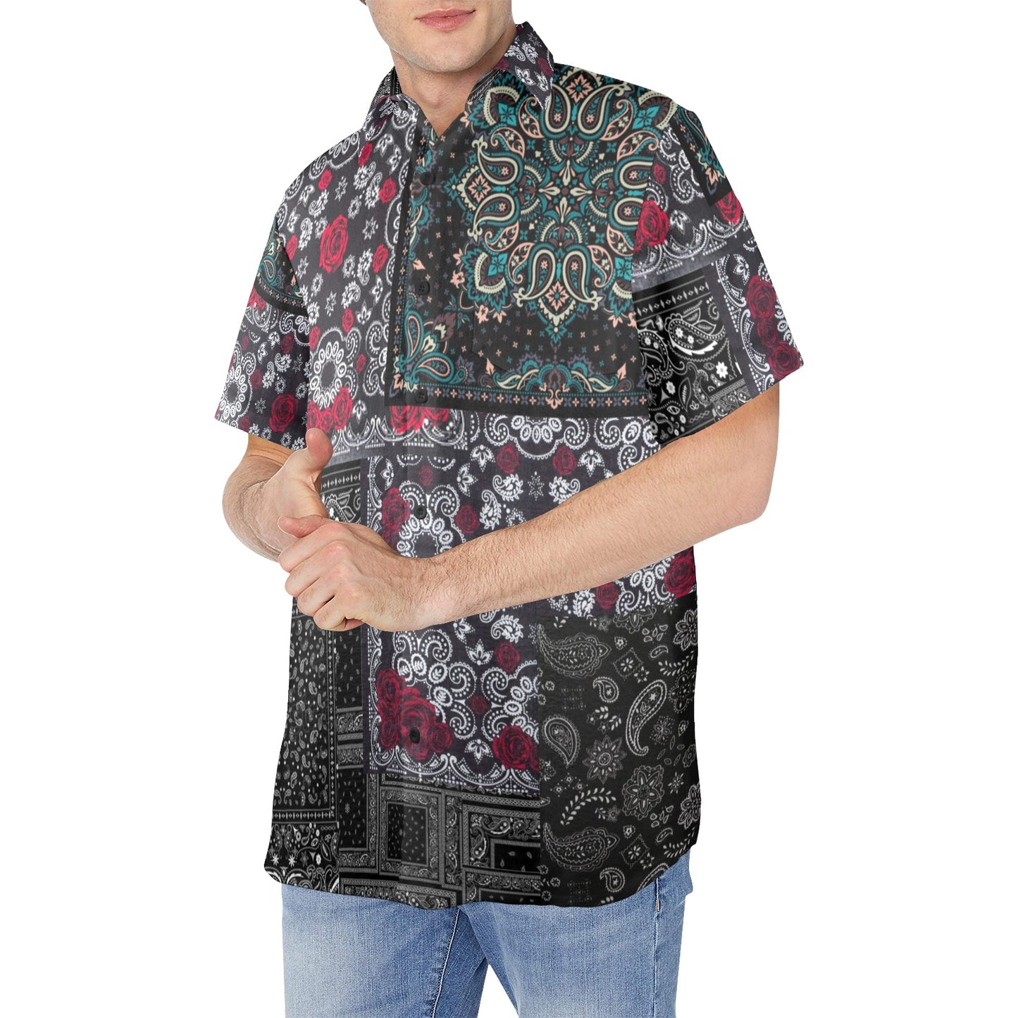 Oriental Paisley Button Down