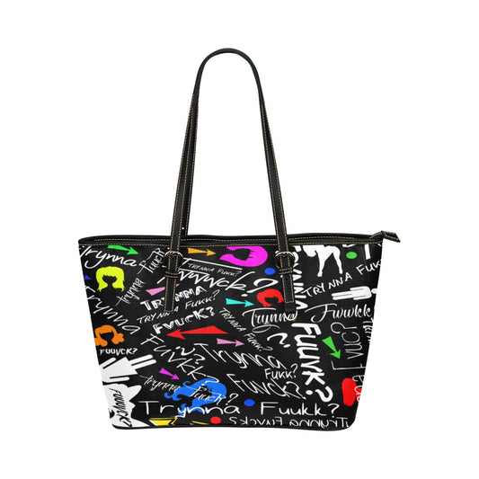 TF Black Tote Bag