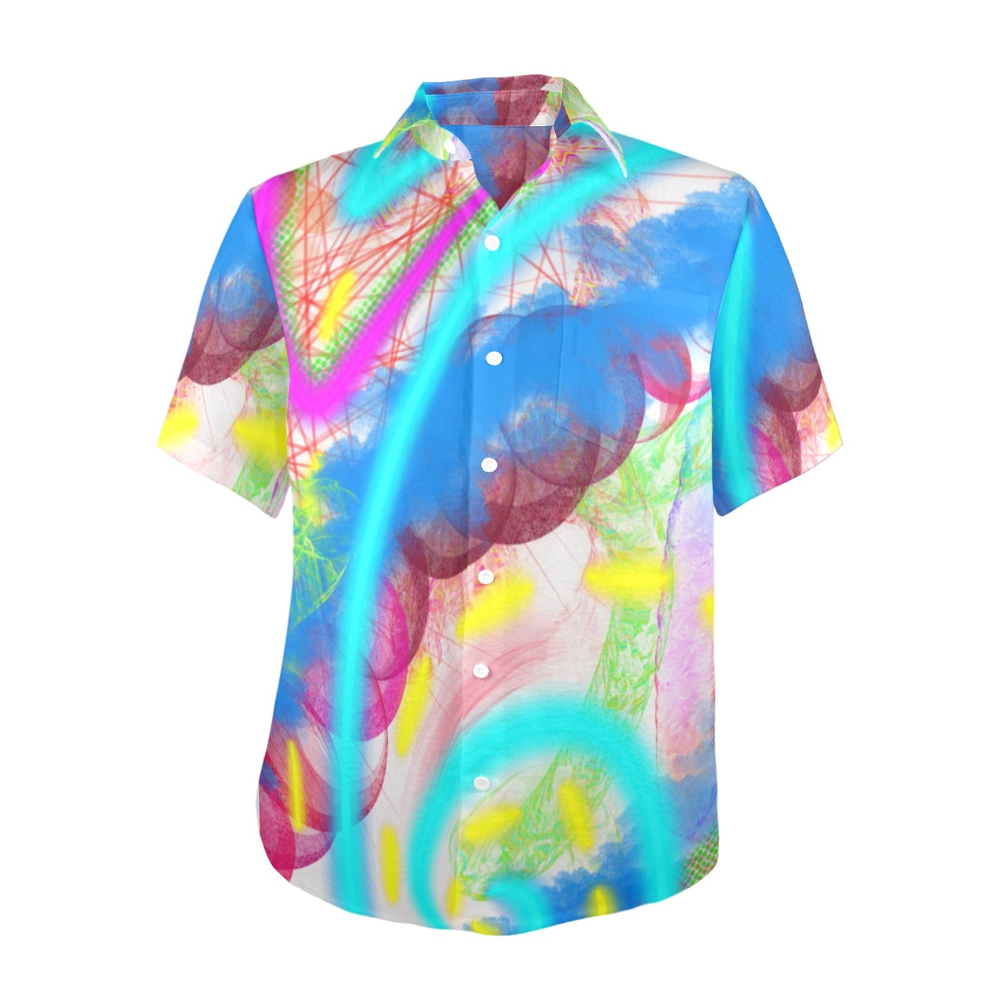 Rainbow Fantasy Button Down