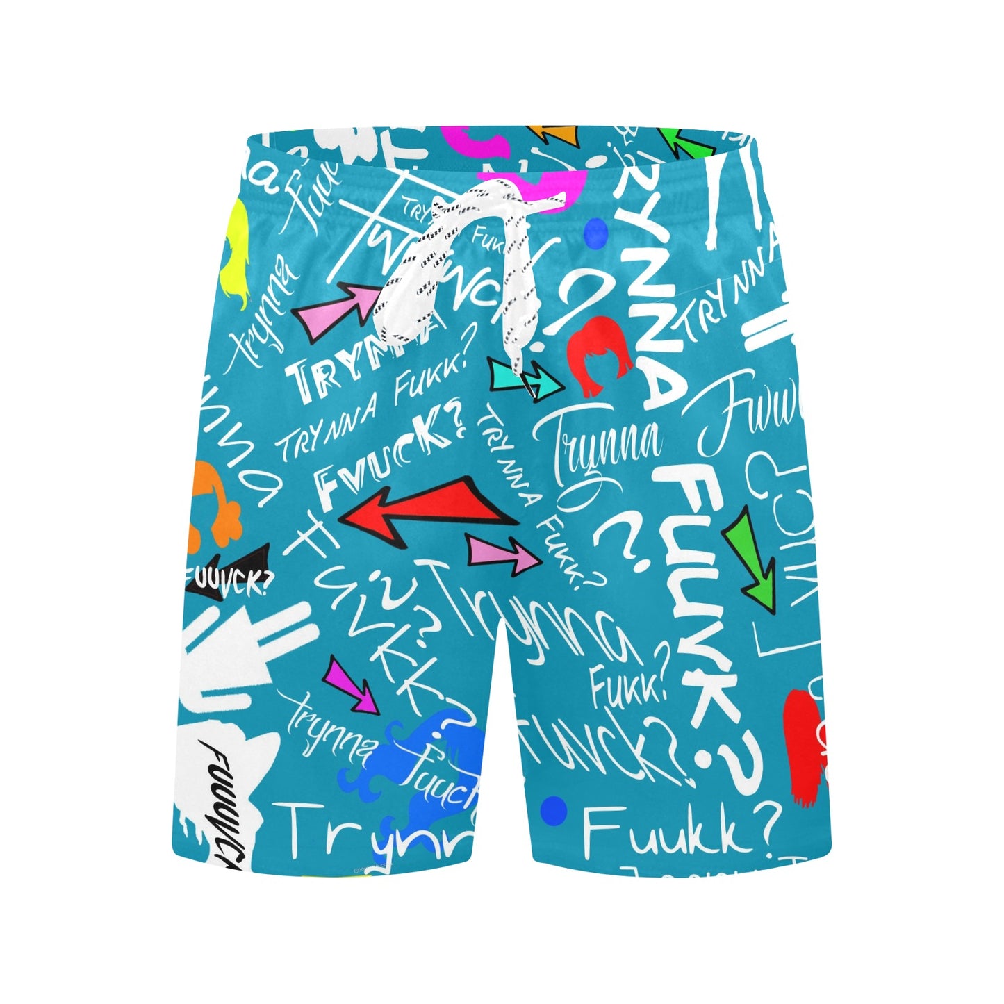 TF Miami Blue Beach Shorts