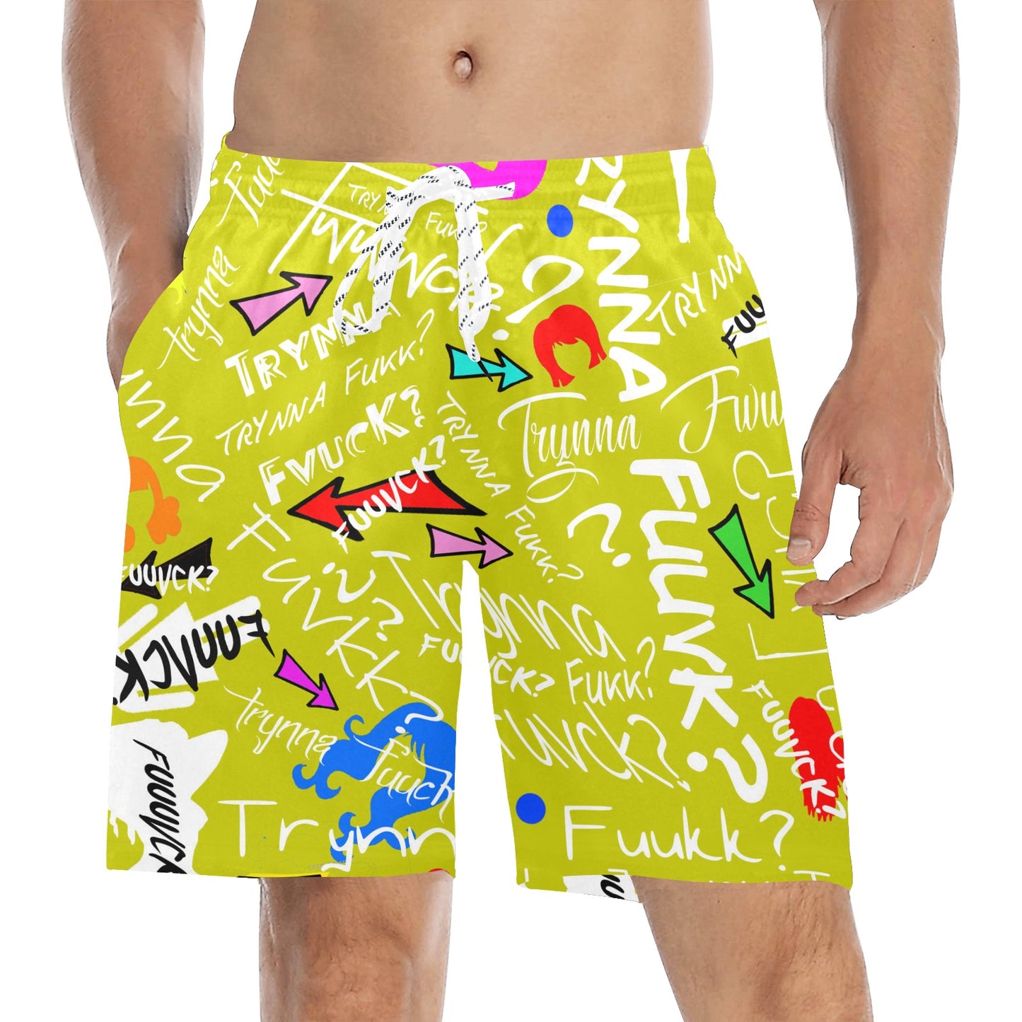 TF Mustard Beach Shorts