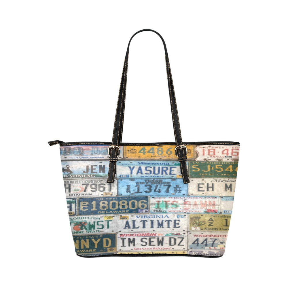 License Plates Tote Bag