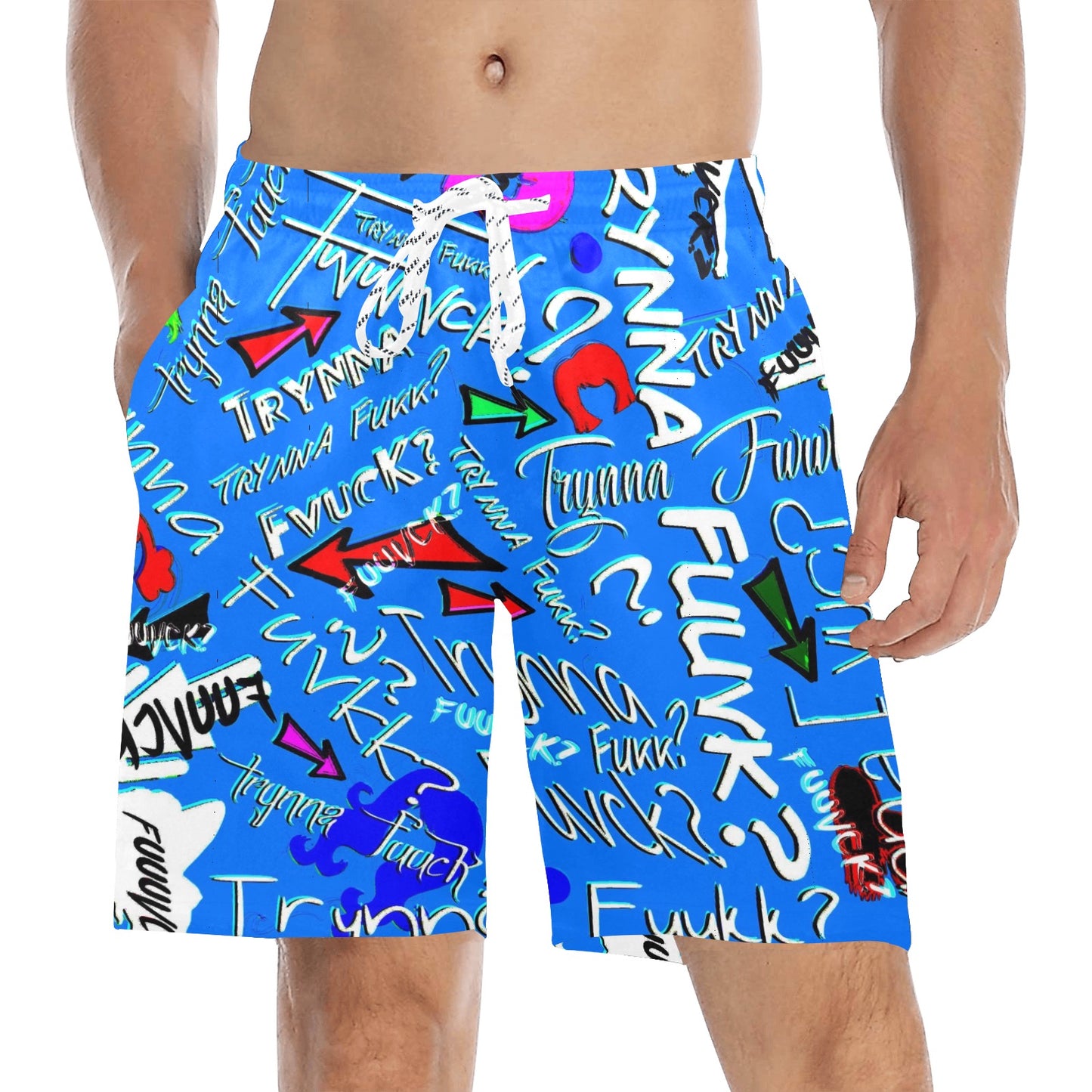 TF Blue Beach Shorts