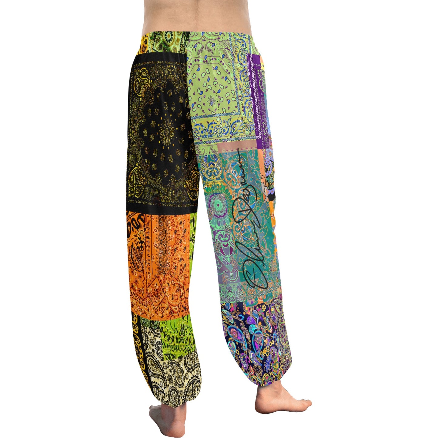 Mix Paisley Harem Pants