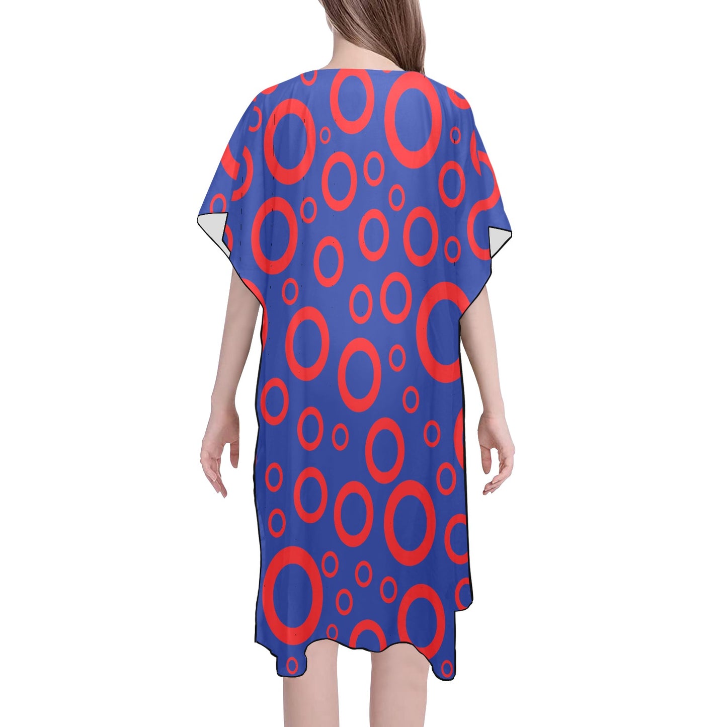 Phish Donut Mid-Length Chiffon Cover Up 2