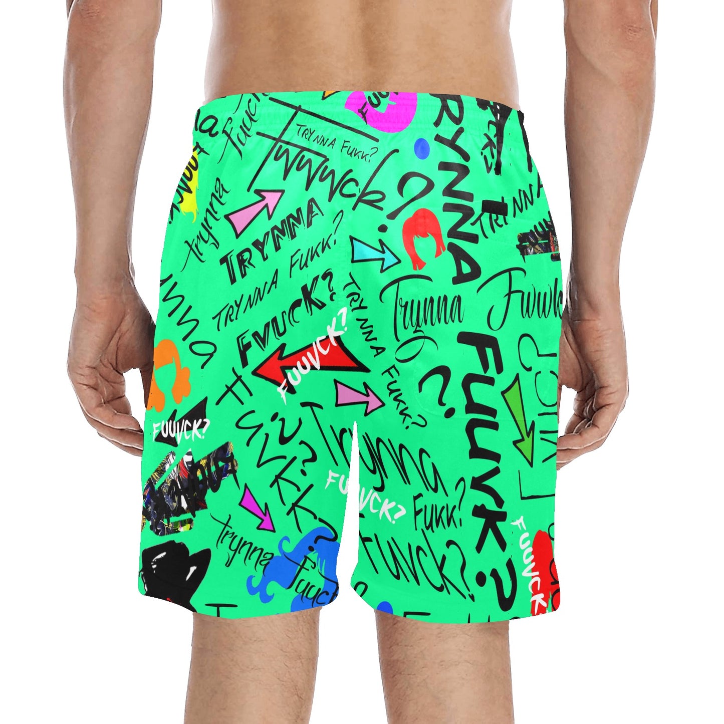 TF Peppermint Beach Shorts