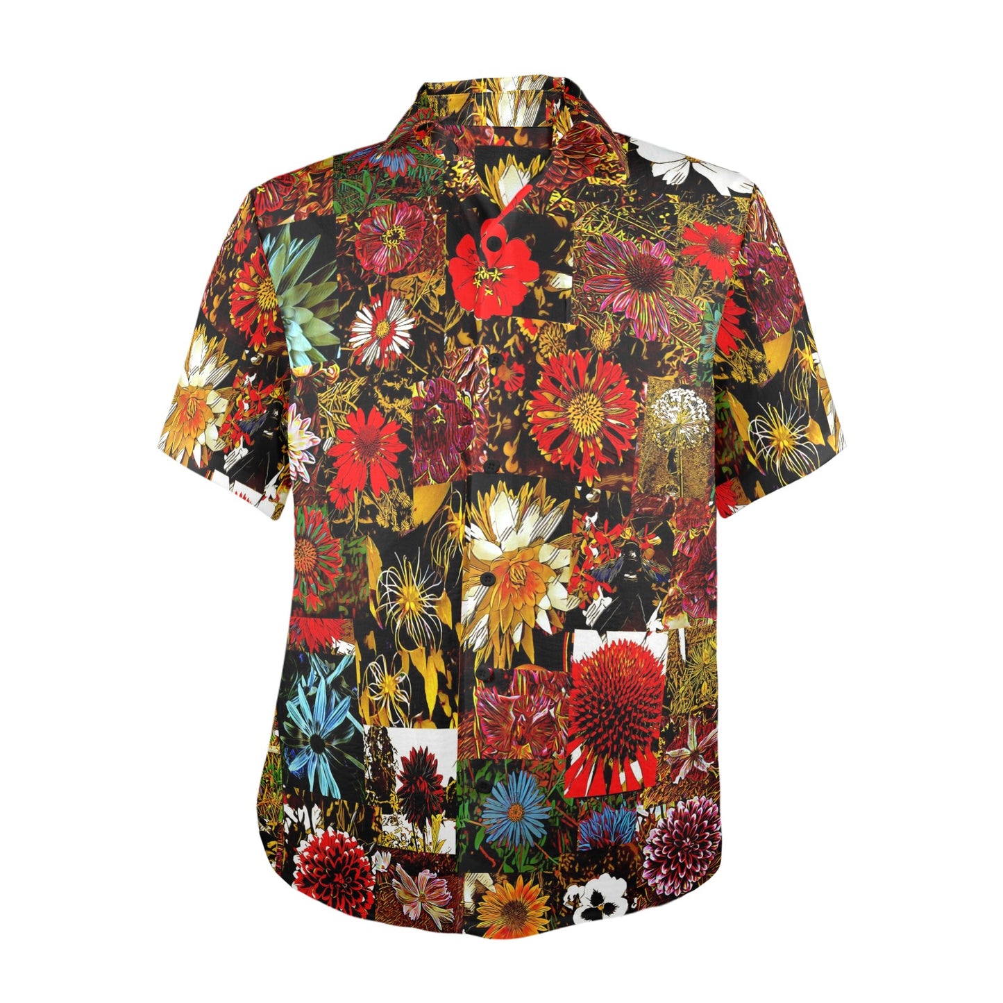 World Flowers Button Down