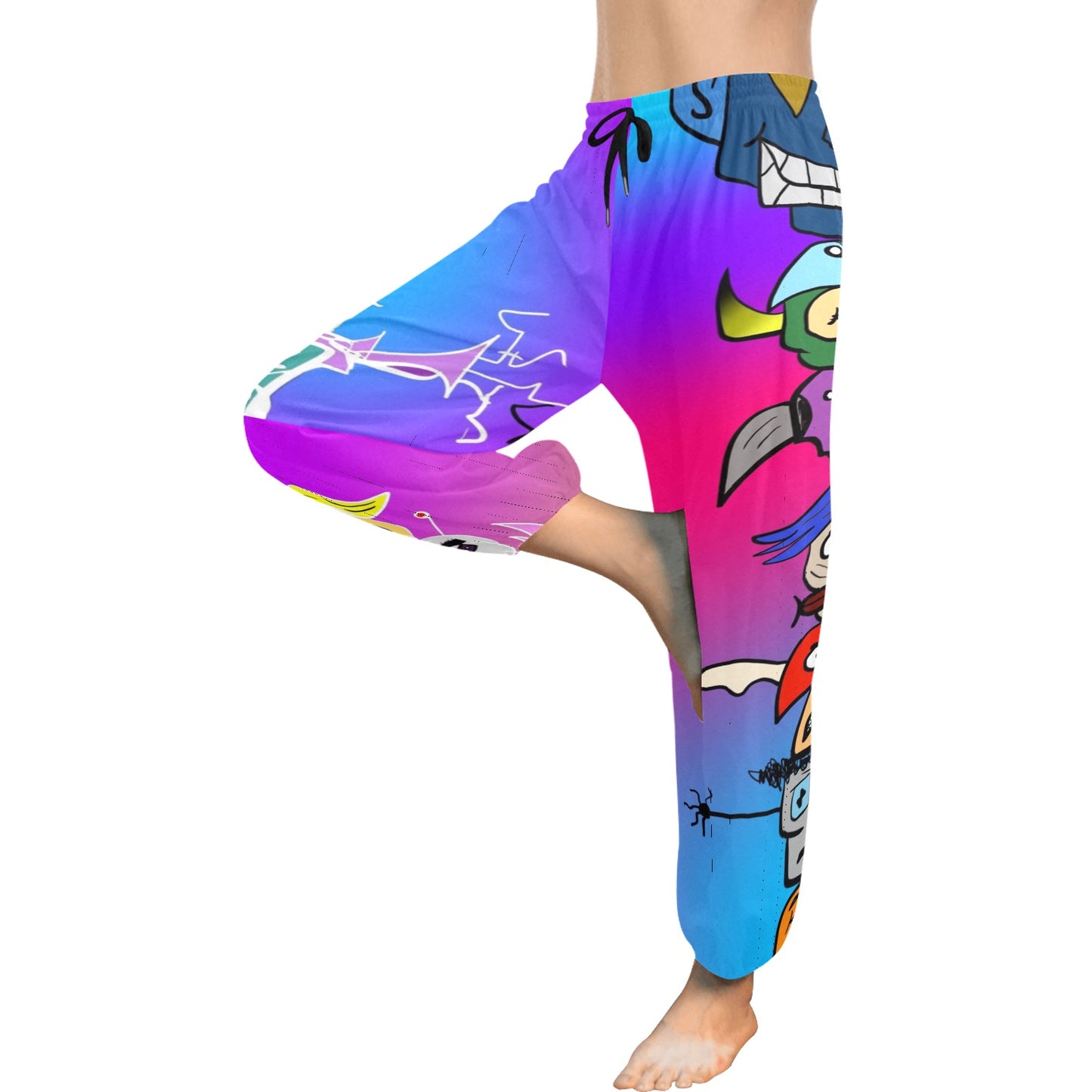 Totem Pole Harem Pants 4