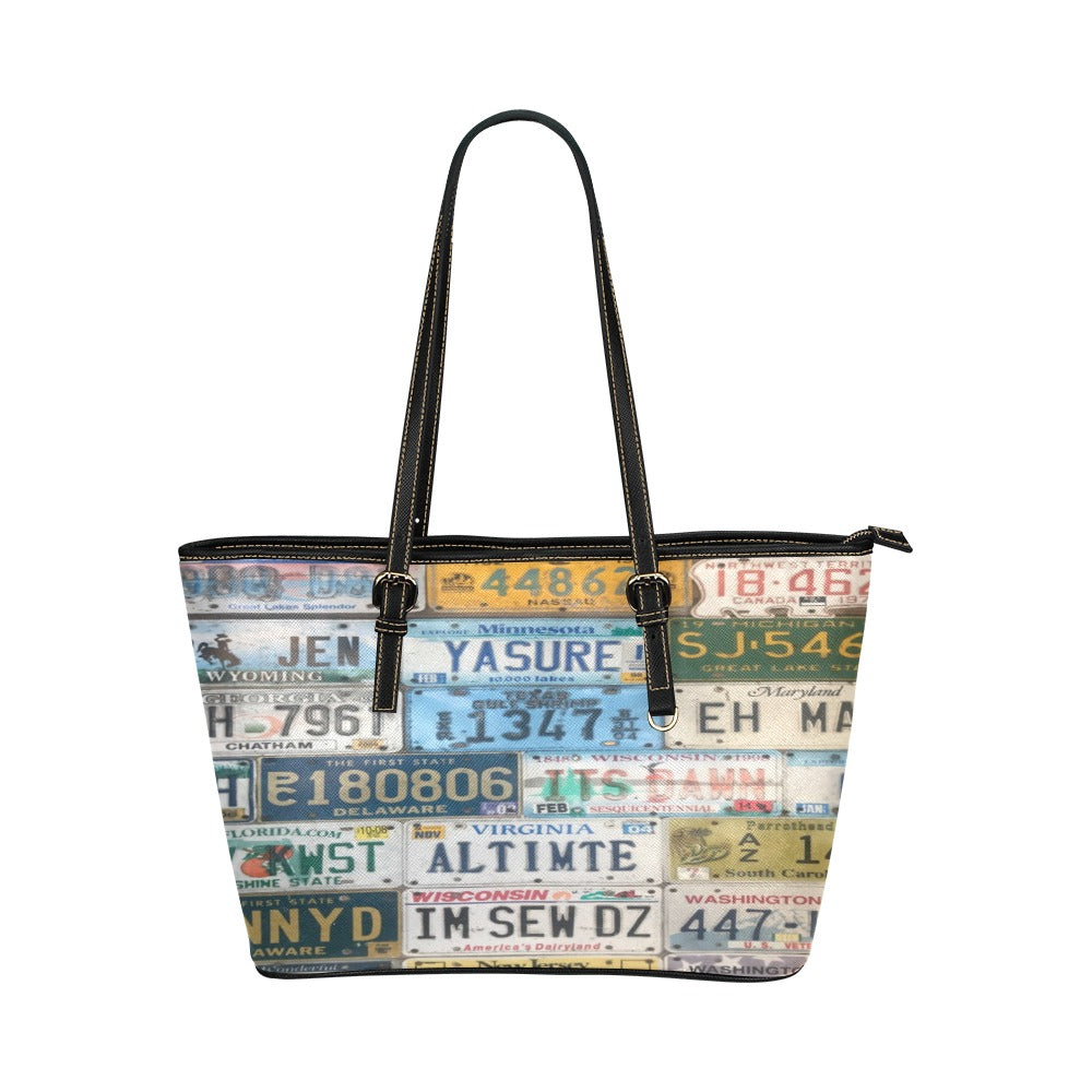 License Plates Tote Bag