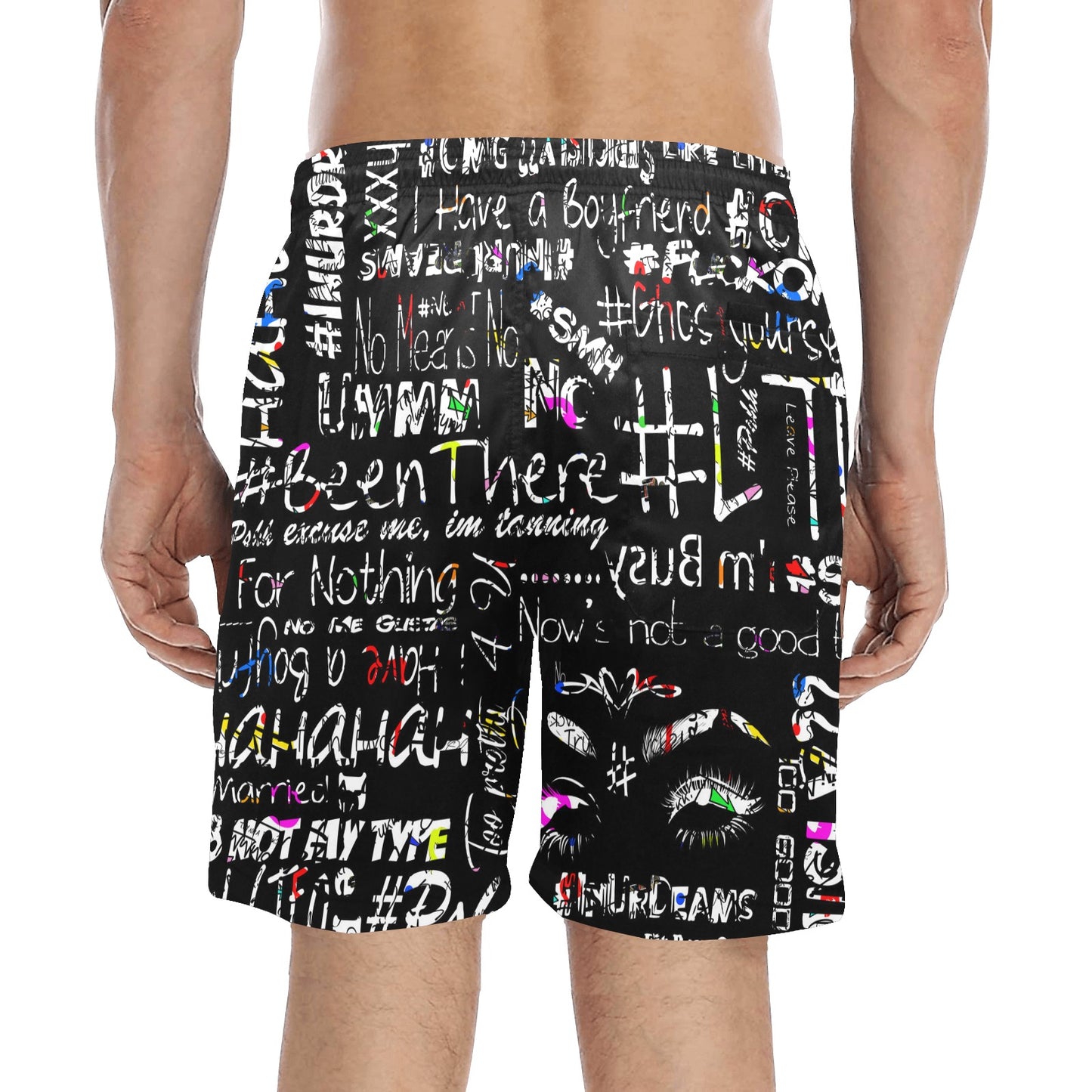 Not Interested Beach Shorts