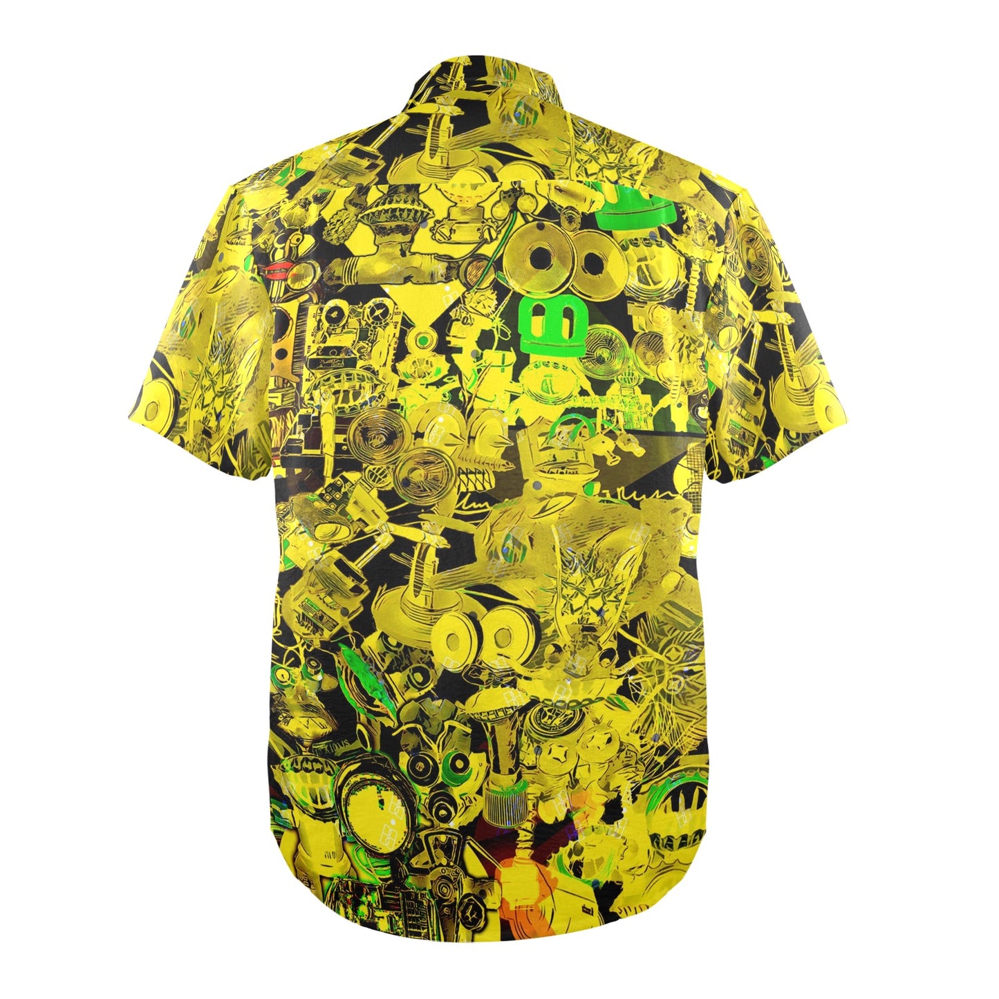 SP Camo Yellow Button Down