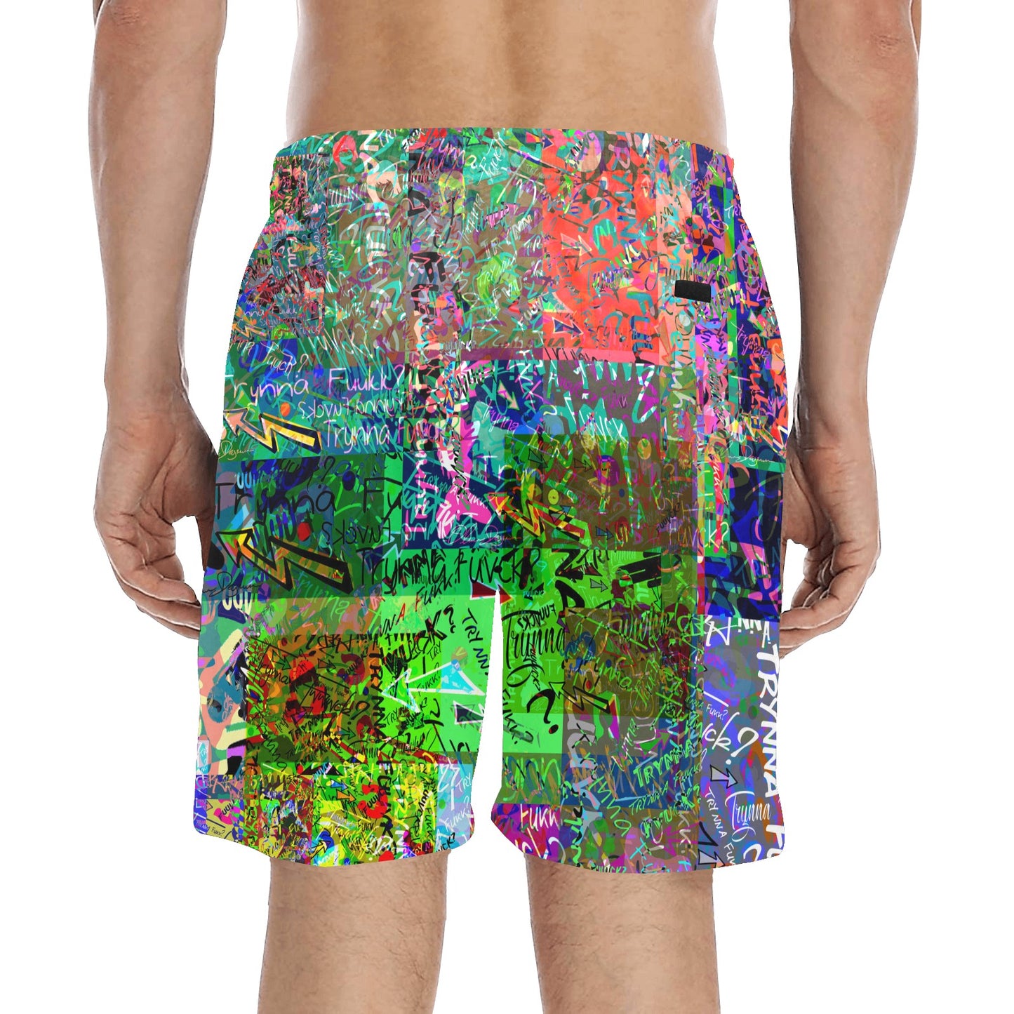 TF Collage Beach Shorts