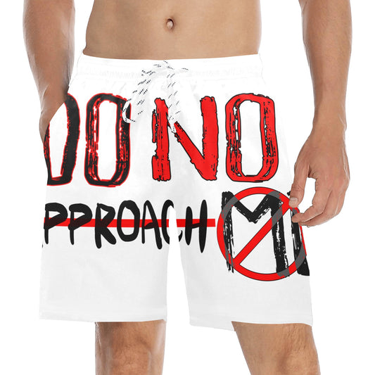 Do Not Approach Me Beach Shorts