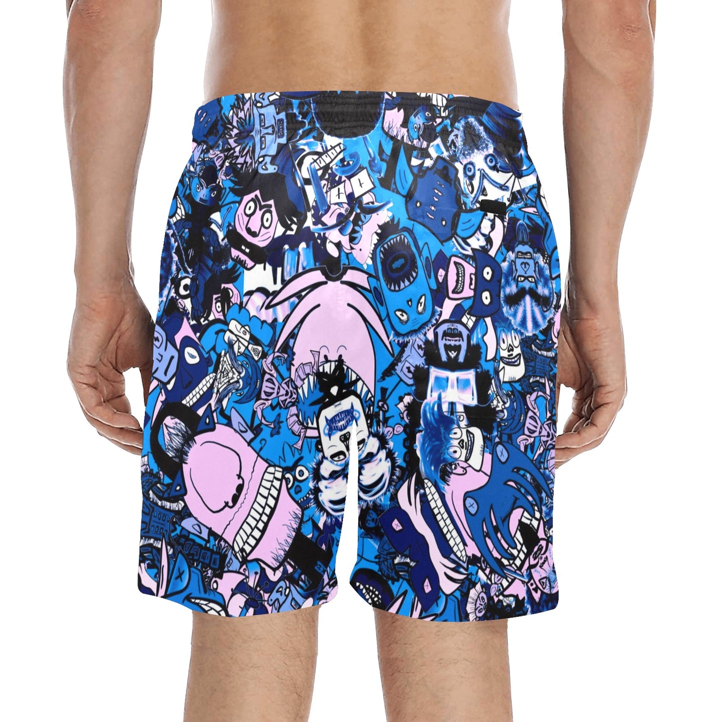 Very Sketchy Aqua Beach Shorts