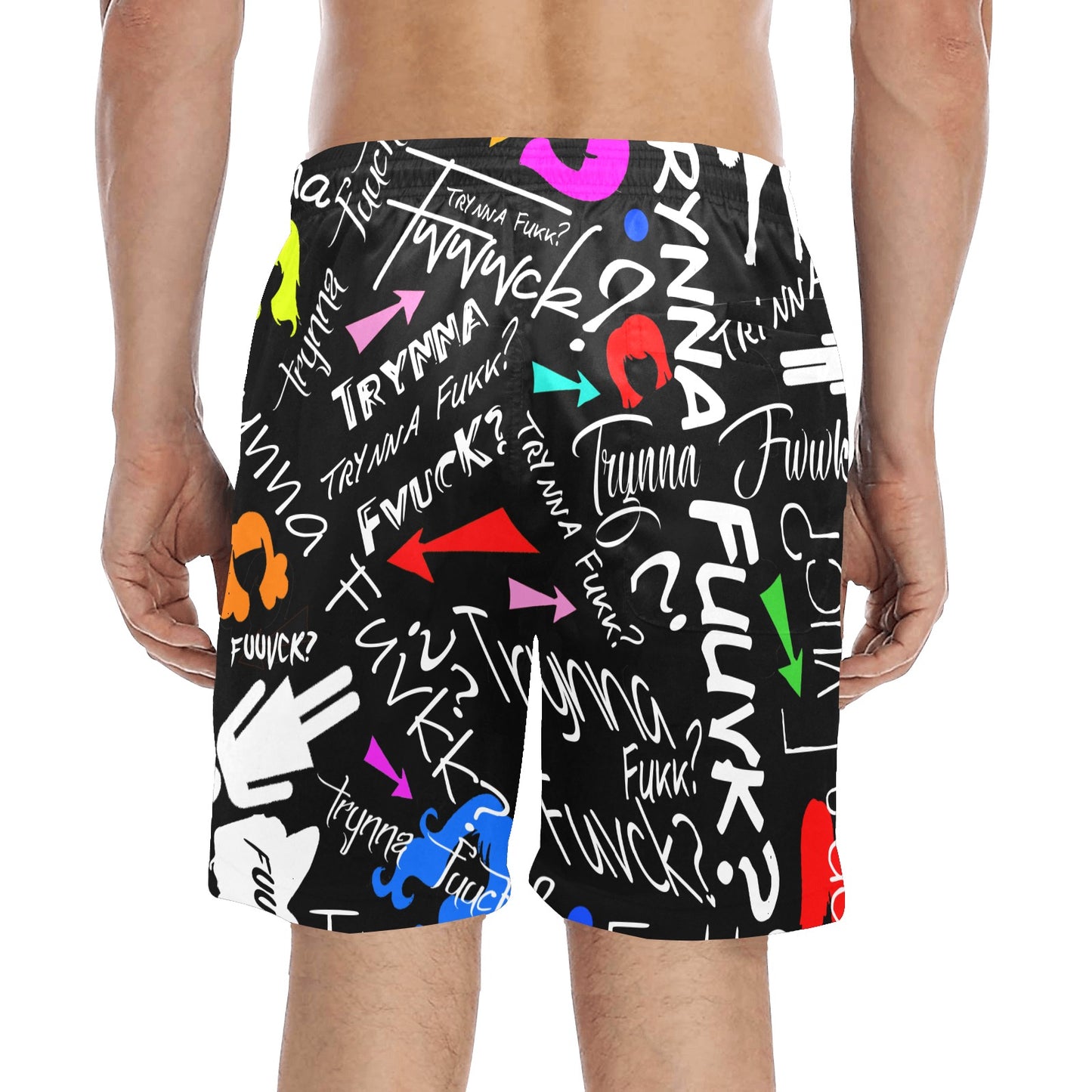 TF Black Beach Shorts