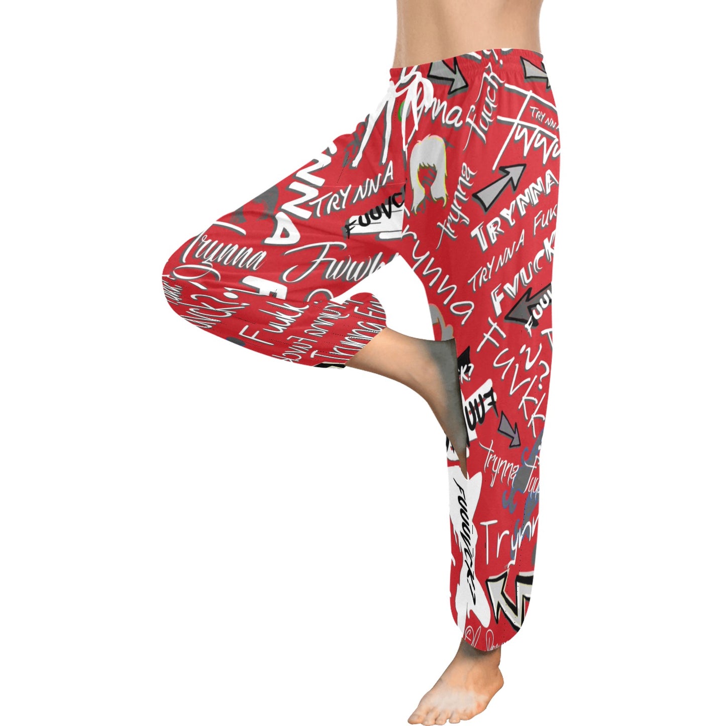 TF Red Harem Pants