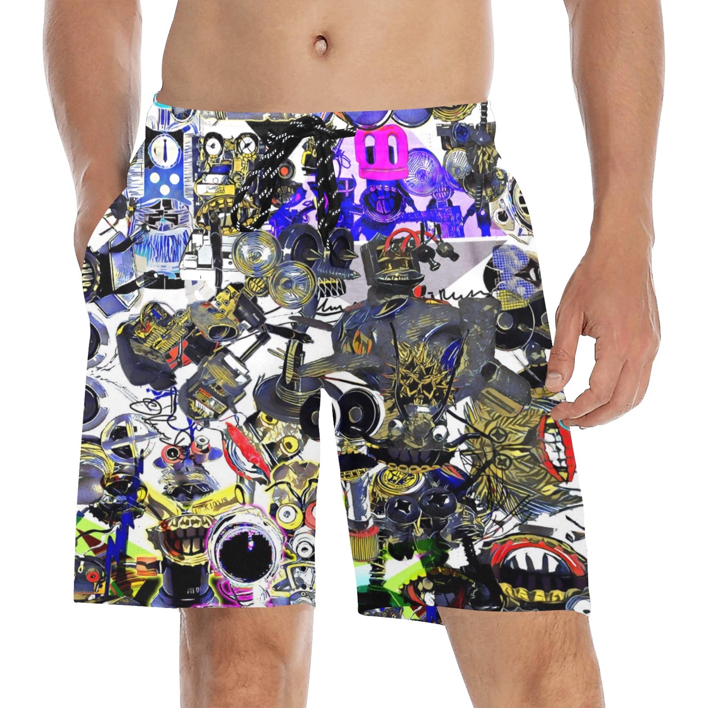 SP Camo 1 Beach Shorts