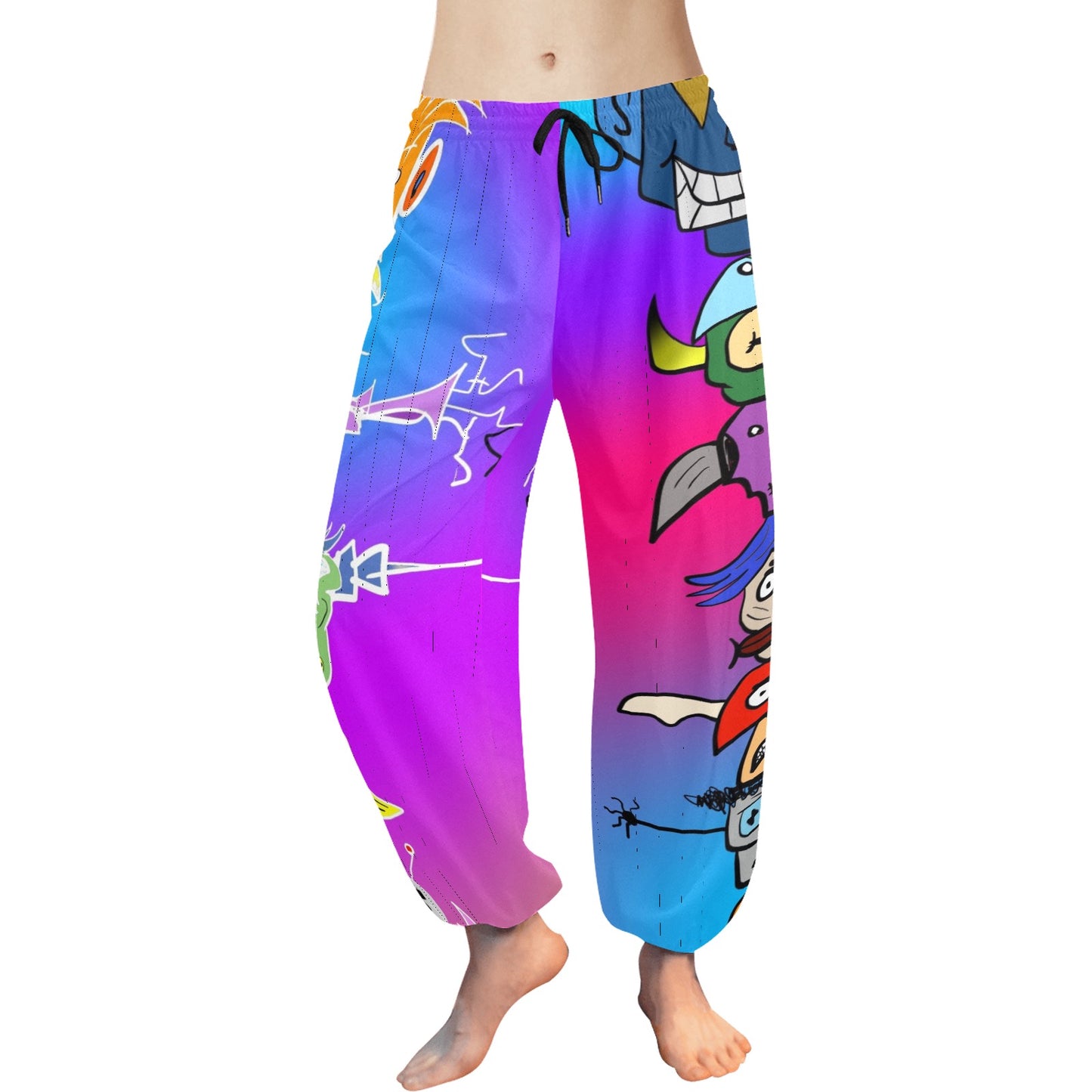 Totem Pole Harem Pants 4