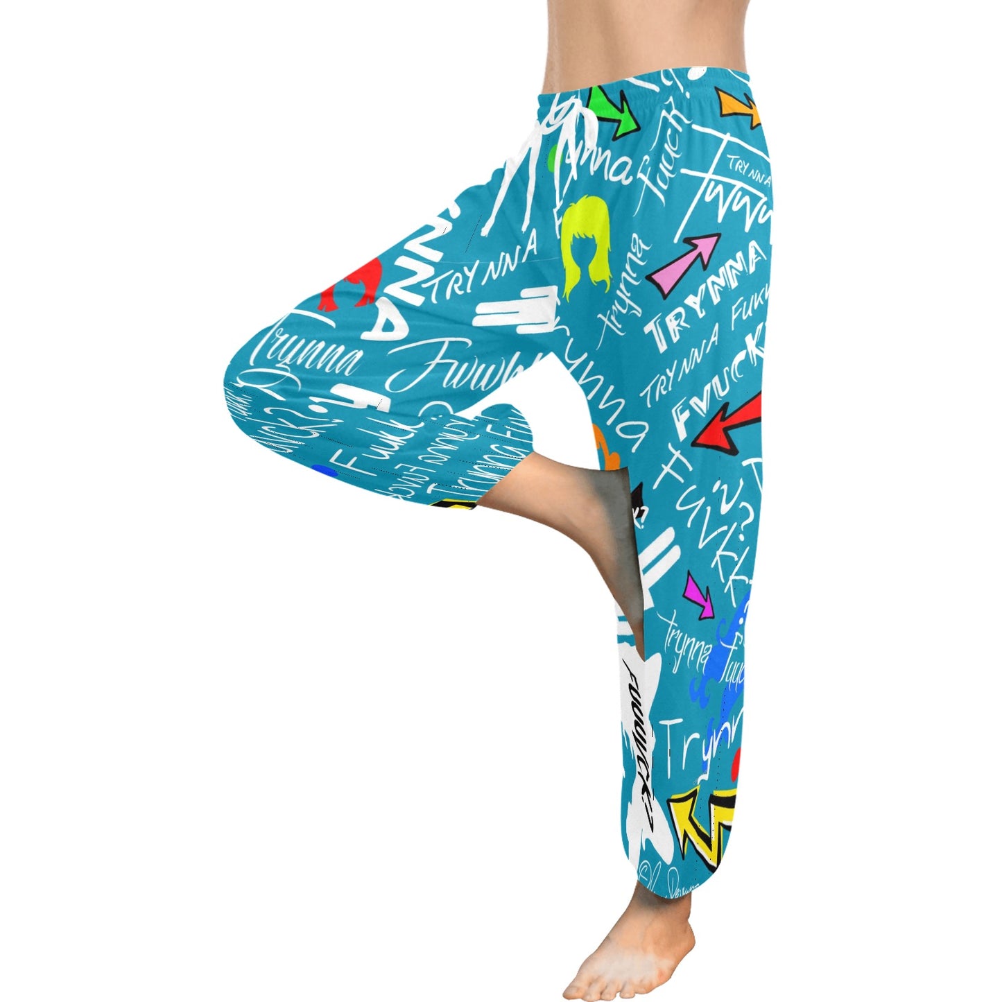 TF Miami Blue Harem Pants