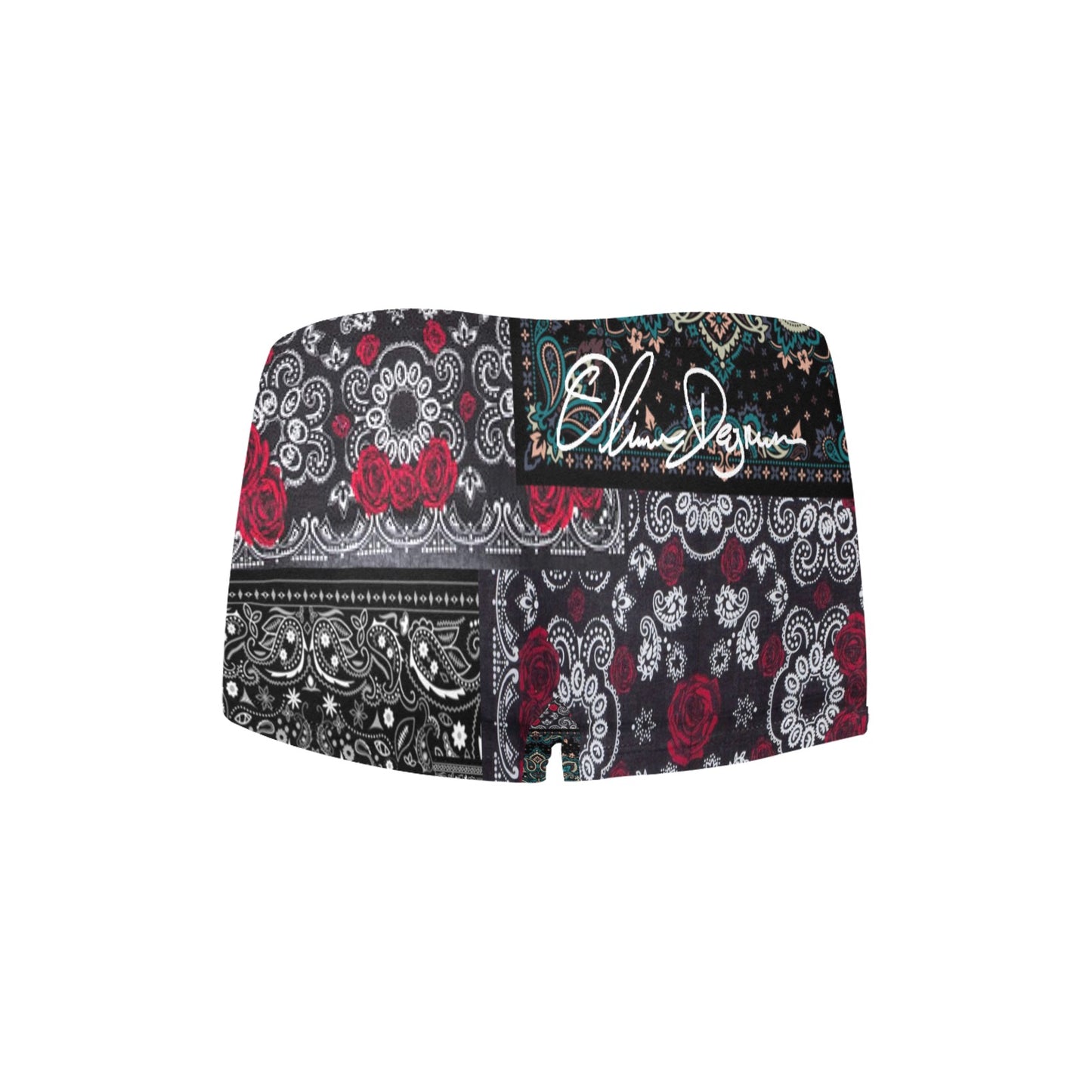 Oriental Paisley Boy Shorts