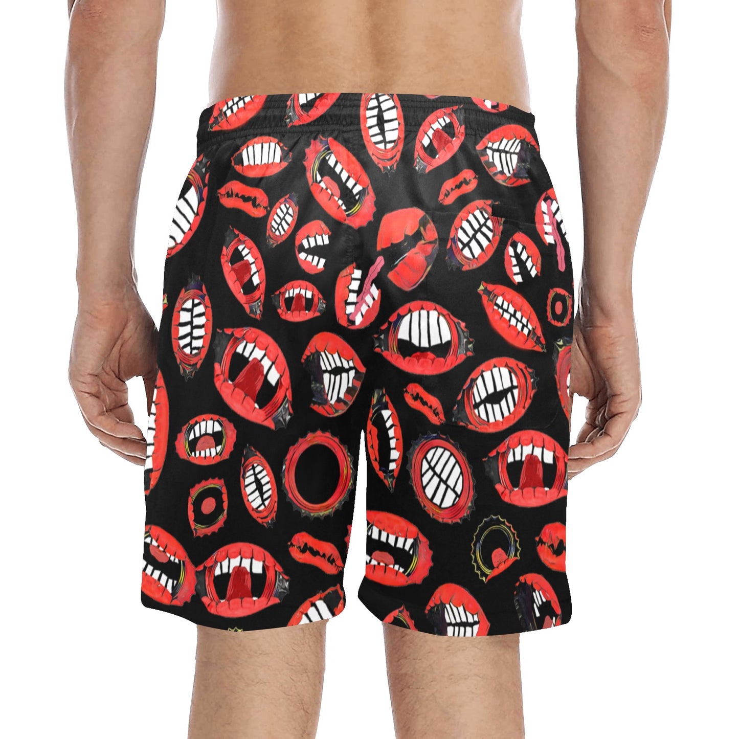 SPU Mouths Beach Shorts