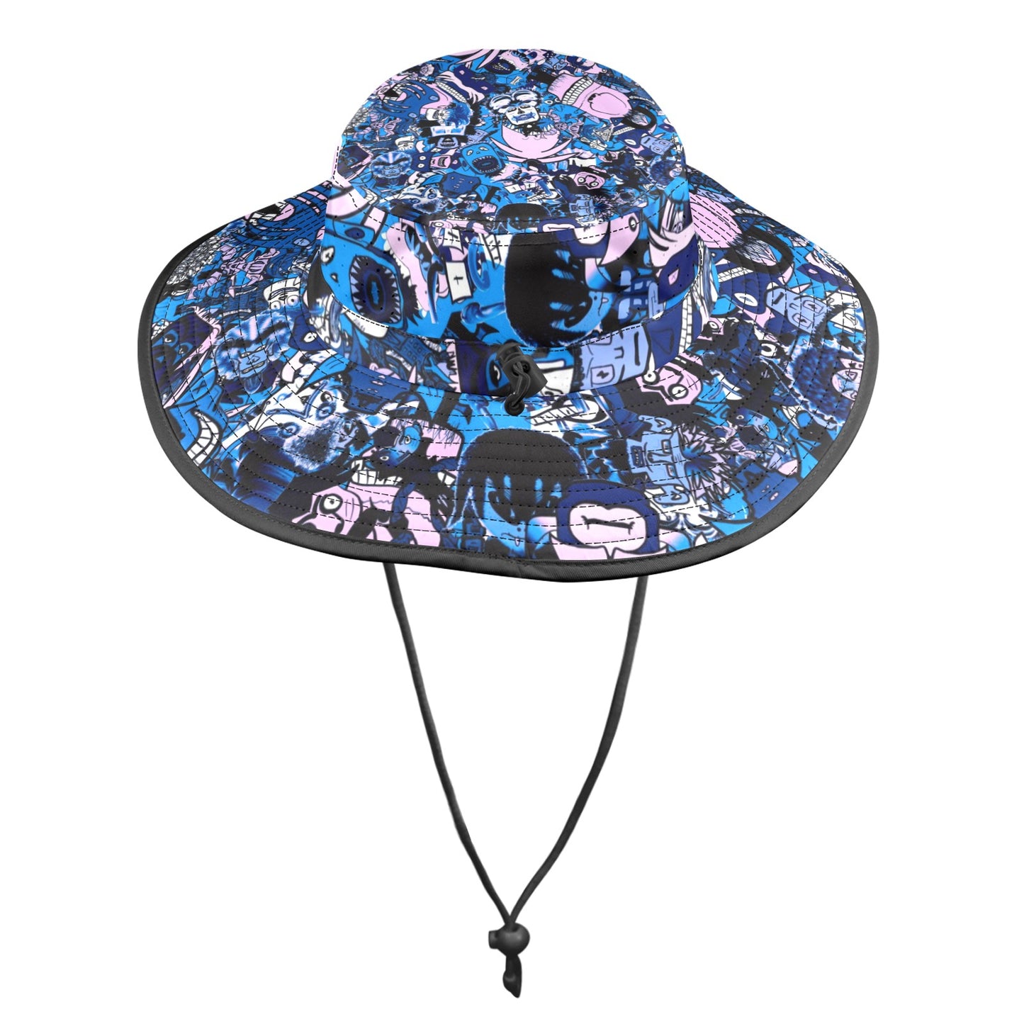 Sketchy Cotton Razz Bucket Hat