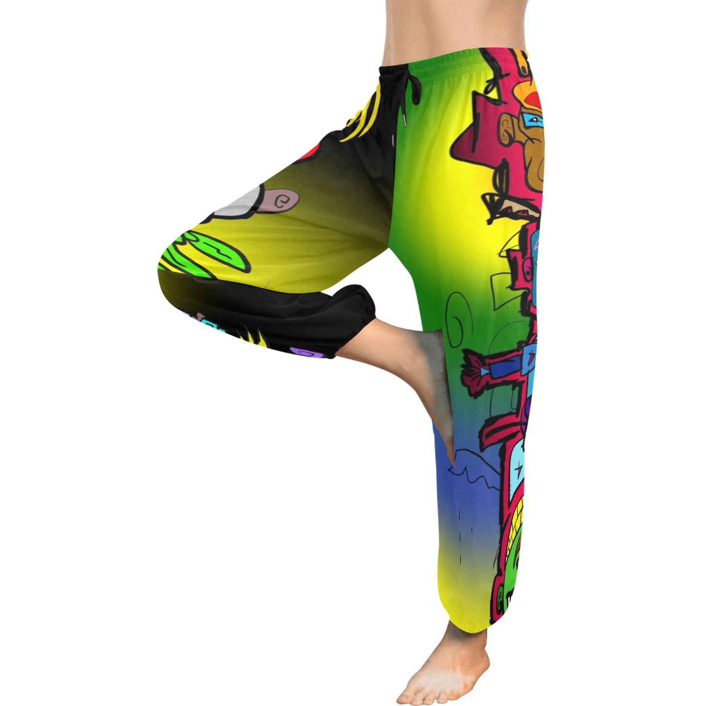 Totem Pole Harem Pants 2