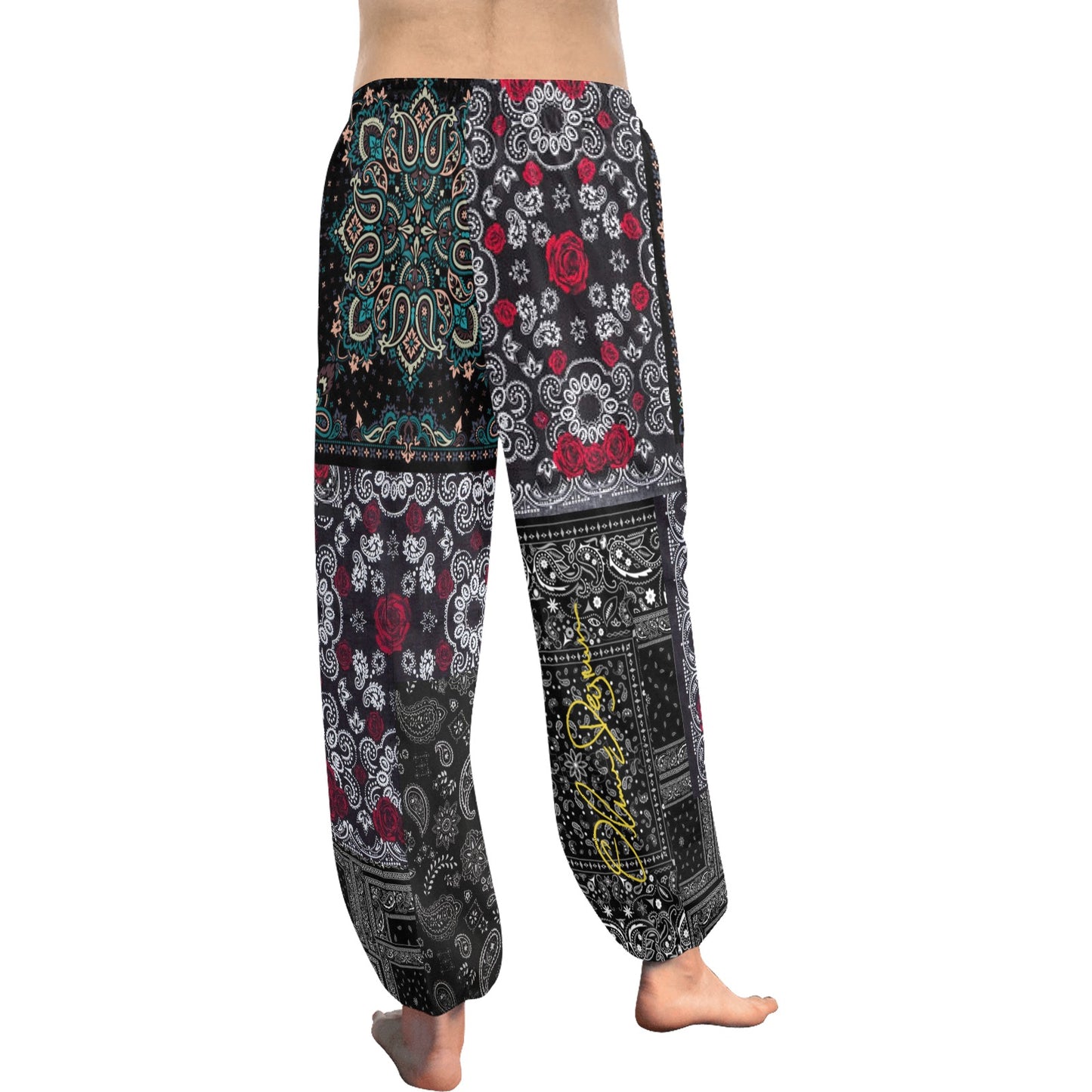 Oriental Paisley Harem Pants