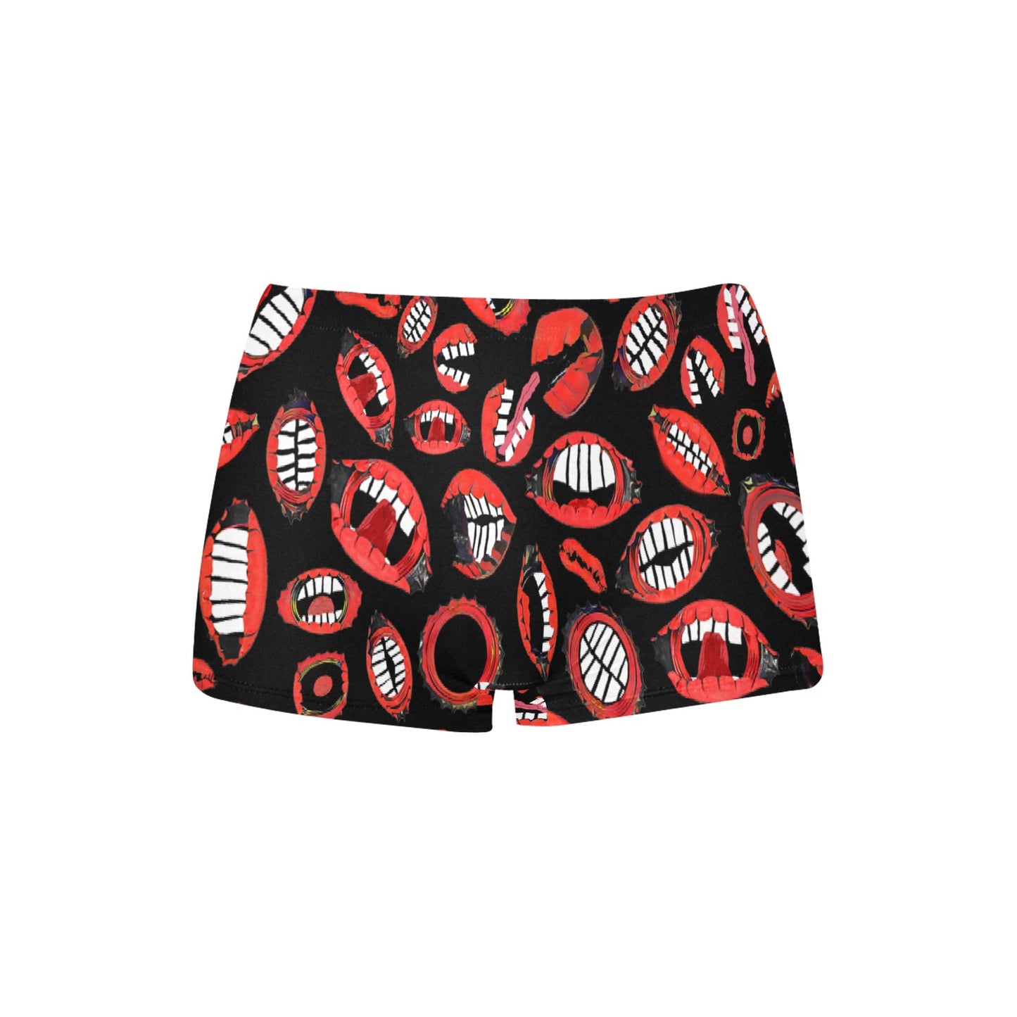 SPU Black Mouths Boy Shorts