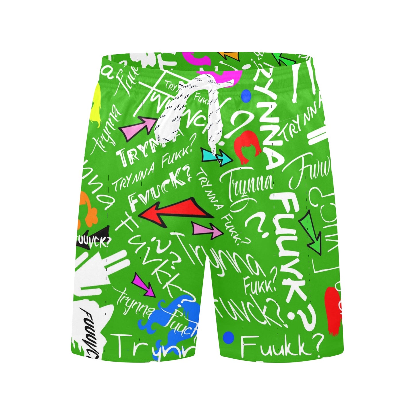 TF Lime Green Beach Shorts