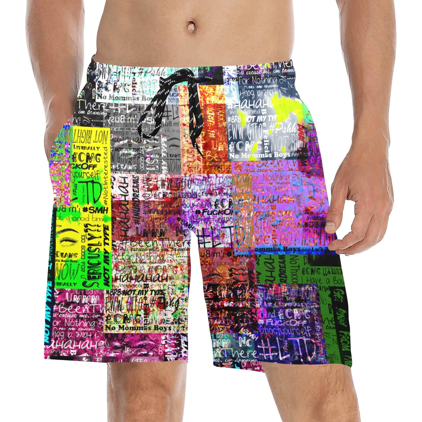 TF Collage 2 Beach Shorts