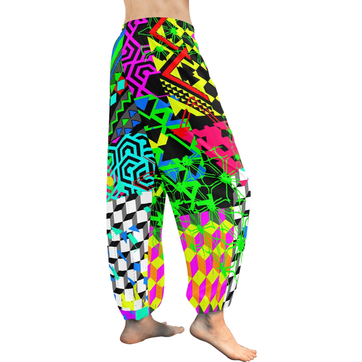 Geometry Harem Pants