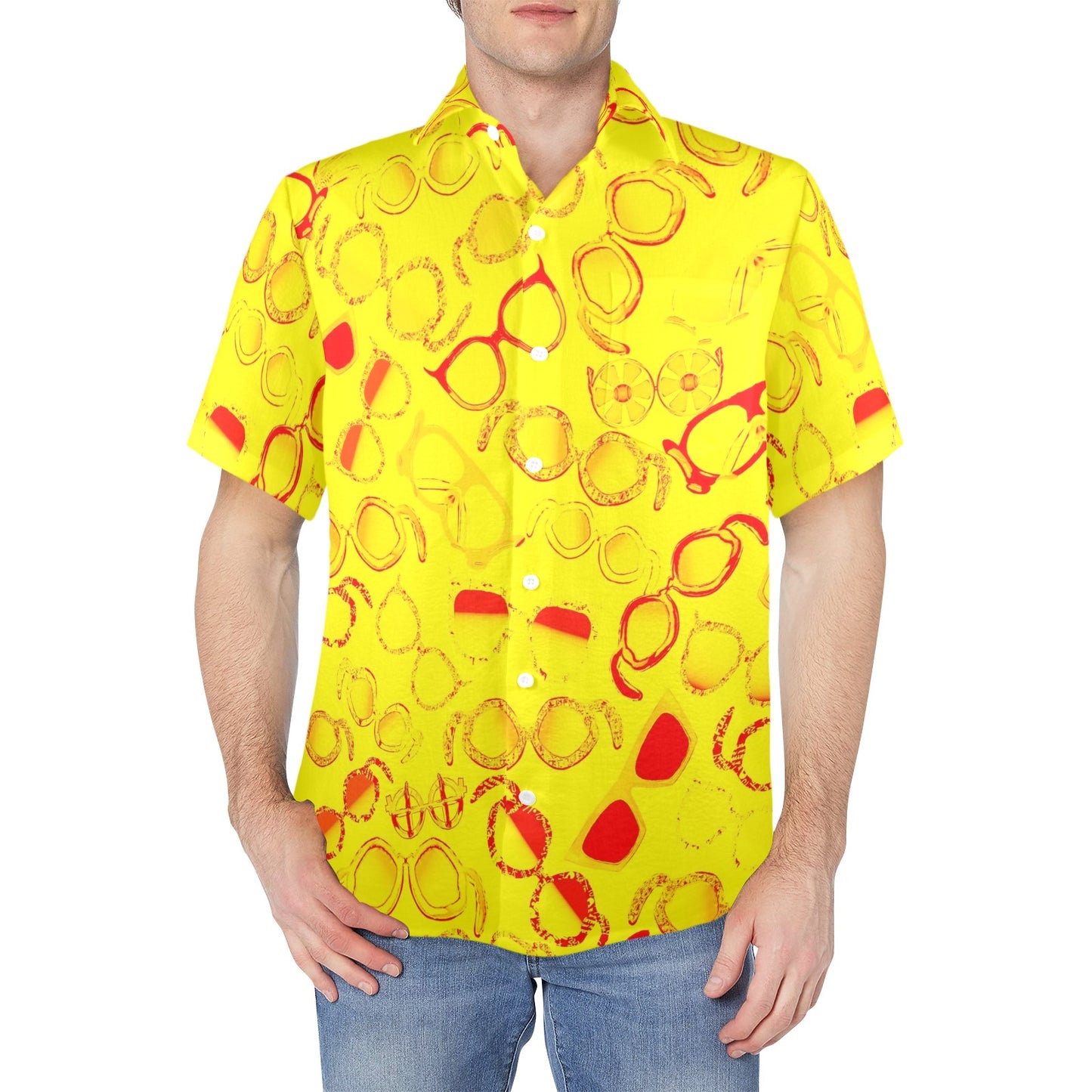 SP Yellow Shades Button Down