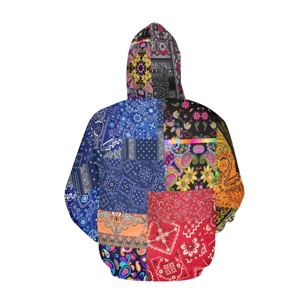 Mixed Paisley Hoodie