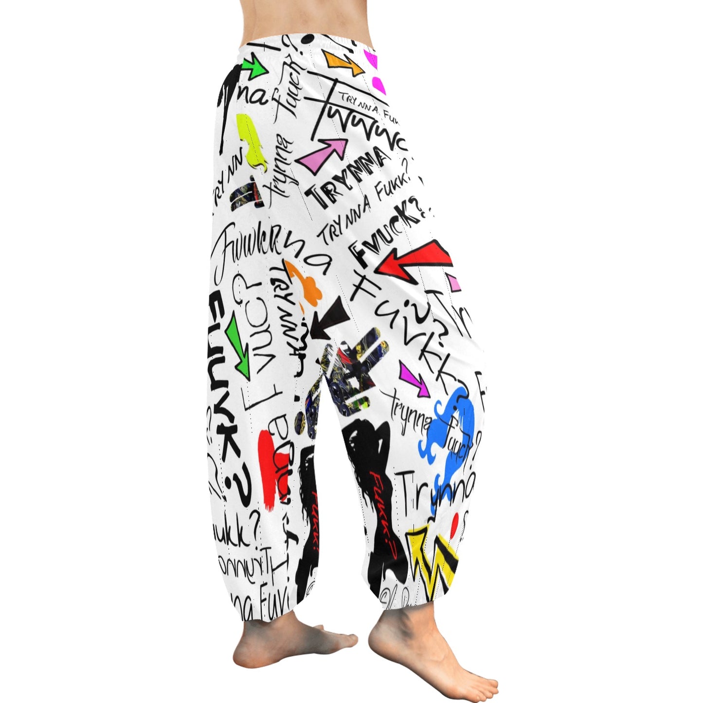 TF White Harem Pants