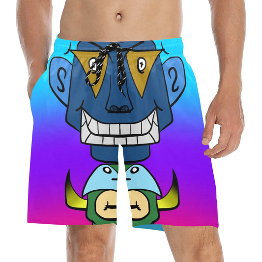 Totem Pole 2 Beach Shorts