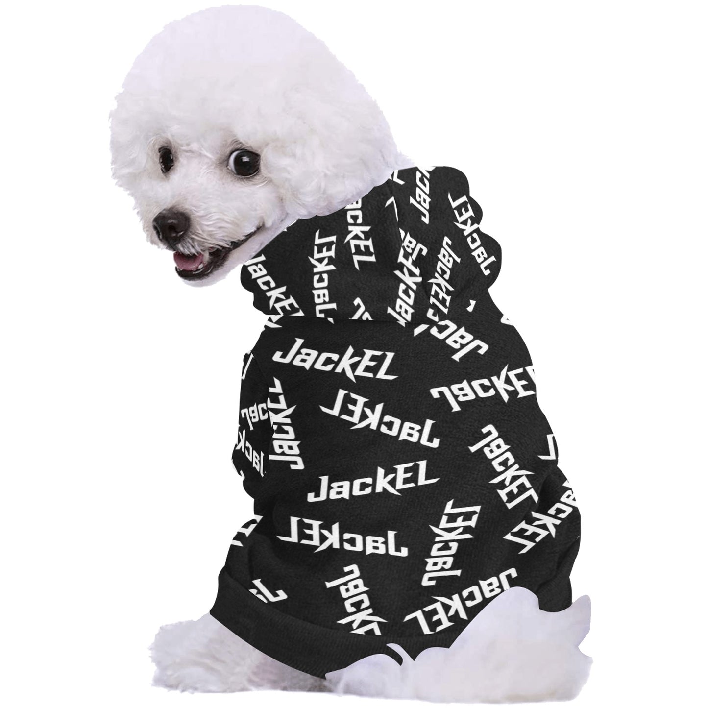 JackEL B&W Dog Hoodie