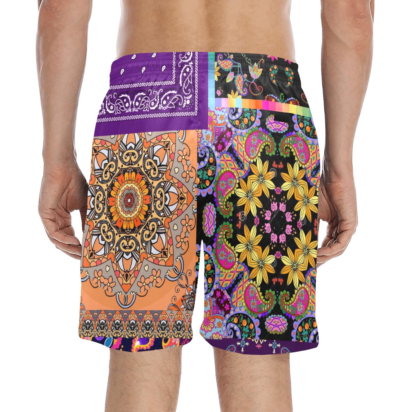 Jaipur Paisley Beach Shorts